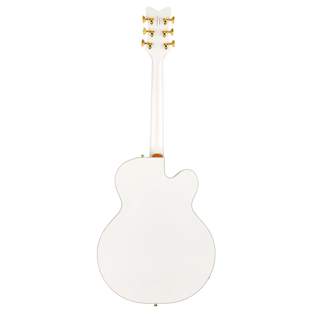 Gretsch - G6136TG-LH Players Edition Falcon Hollow Body with String-Thru Bigsby and Gold Hardware, Left-Handed - White