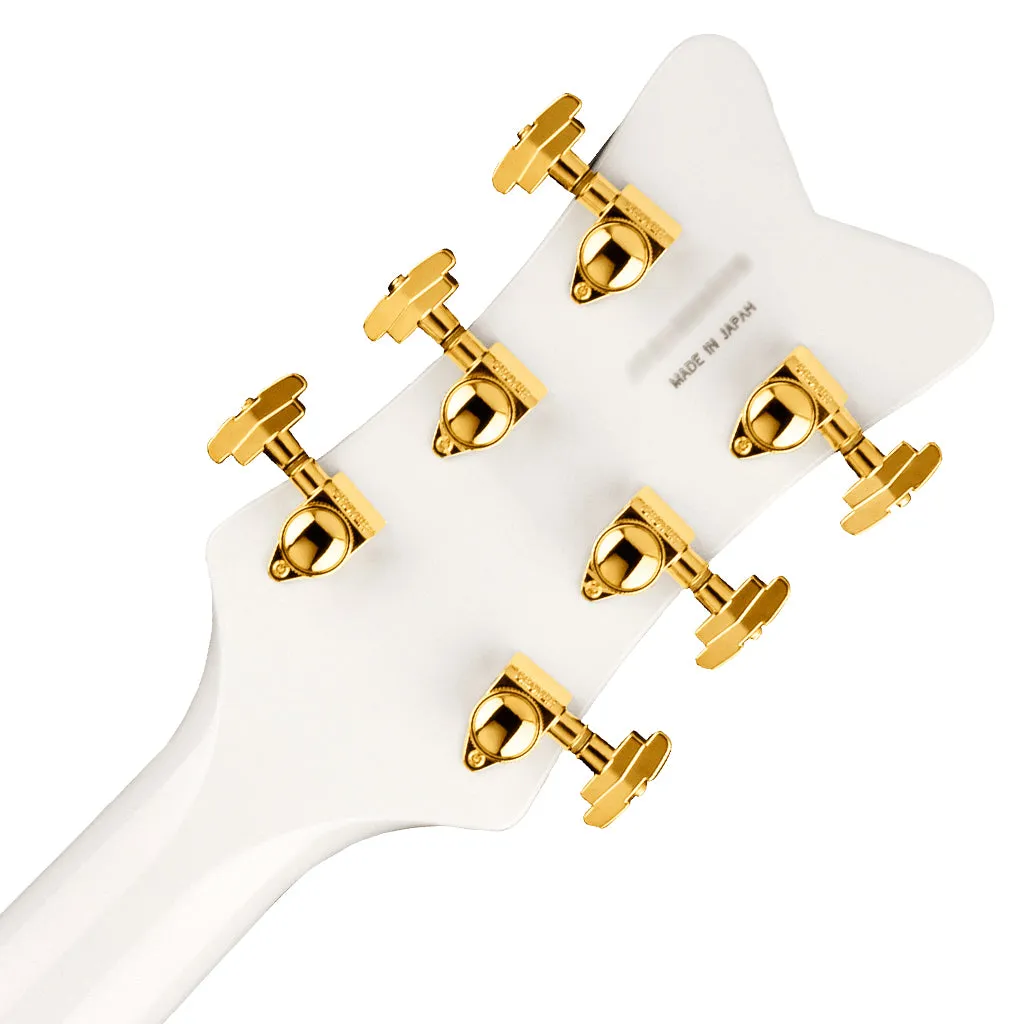 Gretsch - G6136TG-LH Players Edition Falcon Hollow Body with String-Thru Bigsby and Gold Hardware, Left-Handed - White
