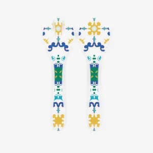 Guzzini | Flower & Lemon Salad Servers