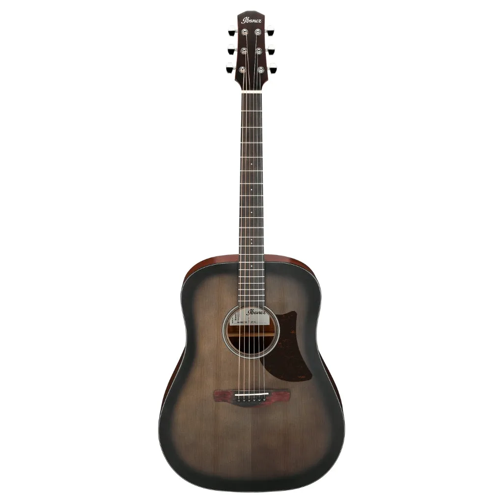 Ibanez AAD50 Advanced Acoustic Guitar - Transparent Charcoal Burst Low Gloss