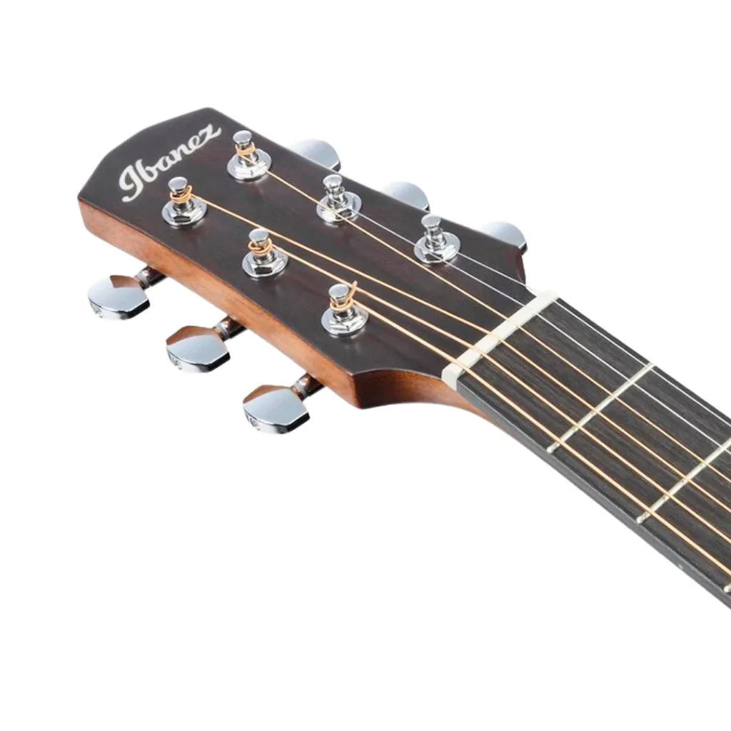 Ibanez AAD50 Advanced Acoustic Guitar - Transparent Charcoal Burst Low Gloss
