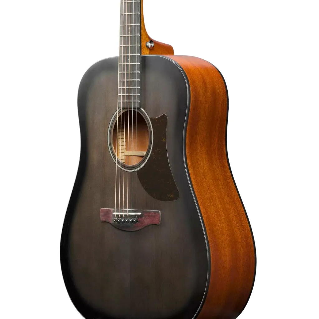 Ibanez AAD50 Advanced Acoustic Guitar - Transparent Charcoal Burst Low Gloss