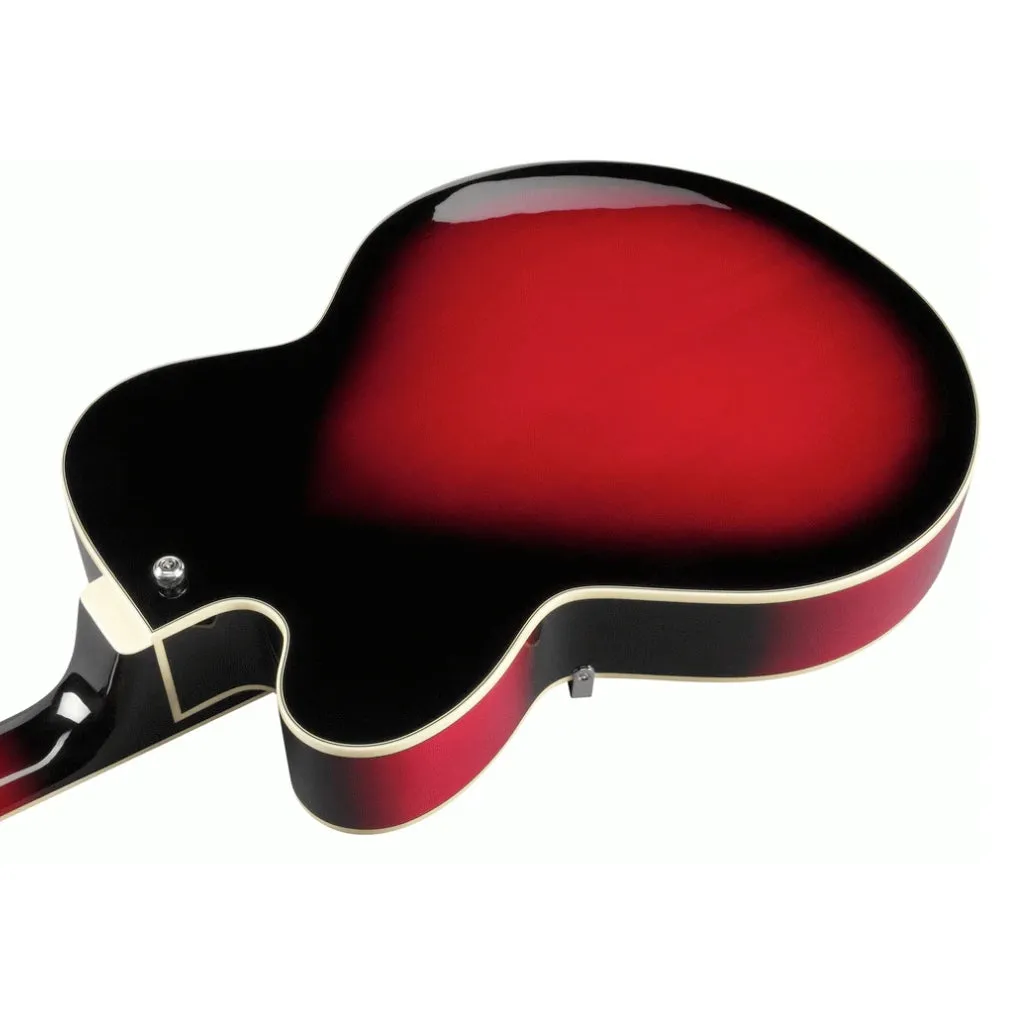 Ibanez AF75 Artcore Guitar - Transparent Red Sunburst