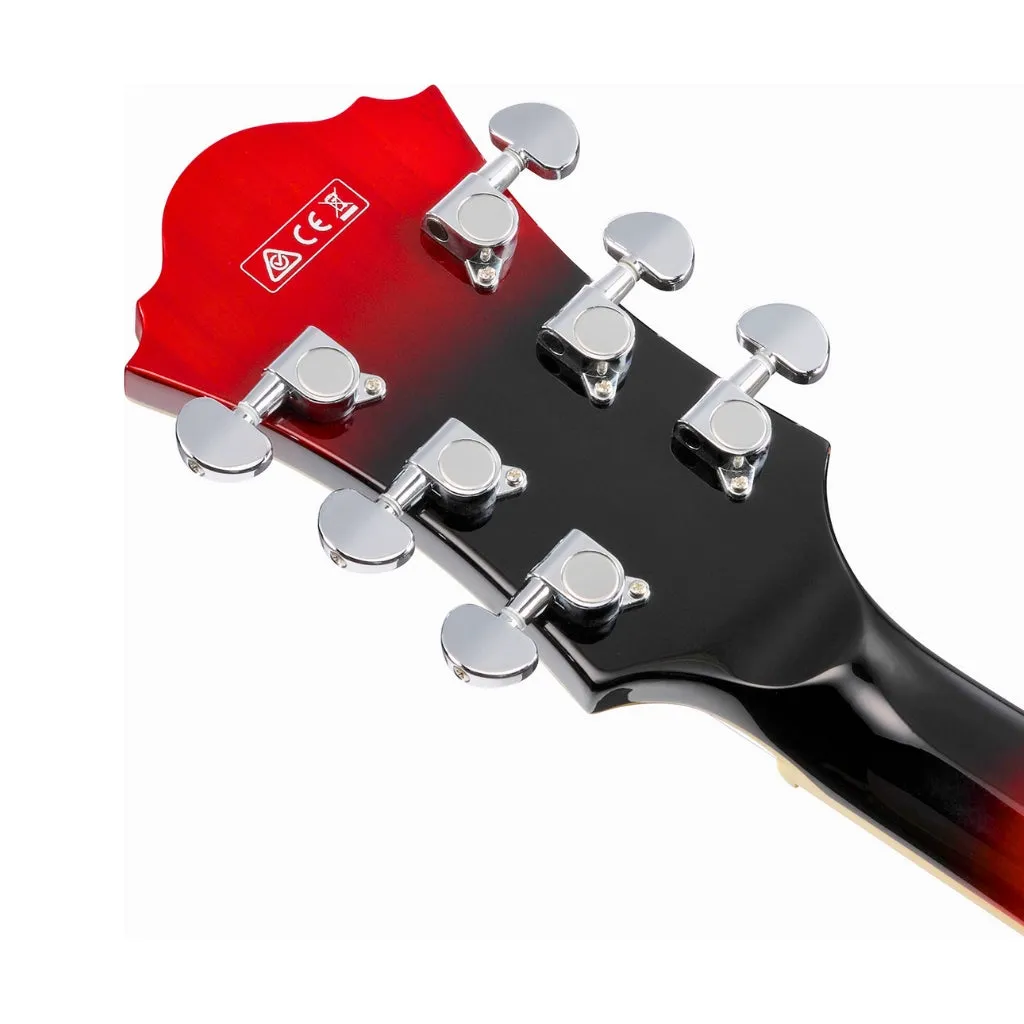 Ibanez AF75 Artcore Guitar - Transparent Red Sunburst