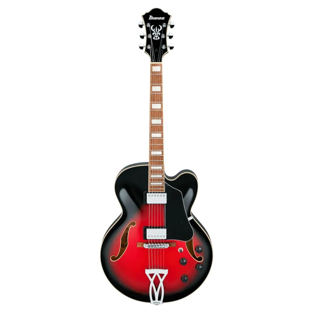 Ibanez AF75 Artcore Guitar - Transparent Red Sunburst