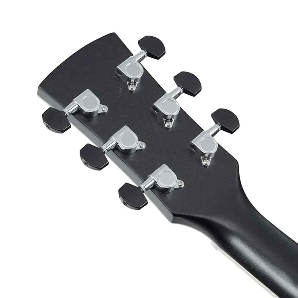 Ibanez AW84 Artwood Acoustic Guitar - Weathered Black Open Pore