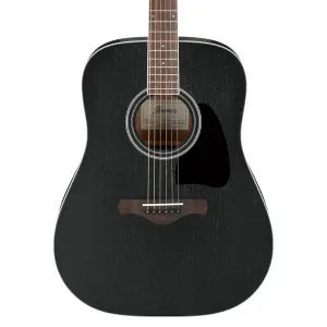 Ibanez AW84 Artwood Acoustic Guitar - Weathered Black Open Pore