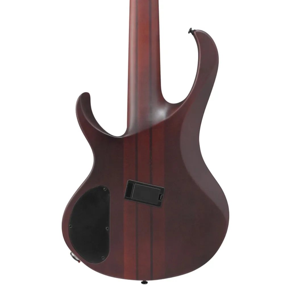 Ibanez BTB705LMNNF 5 String Electric Bass Guitar Natural Browned Burst Flat