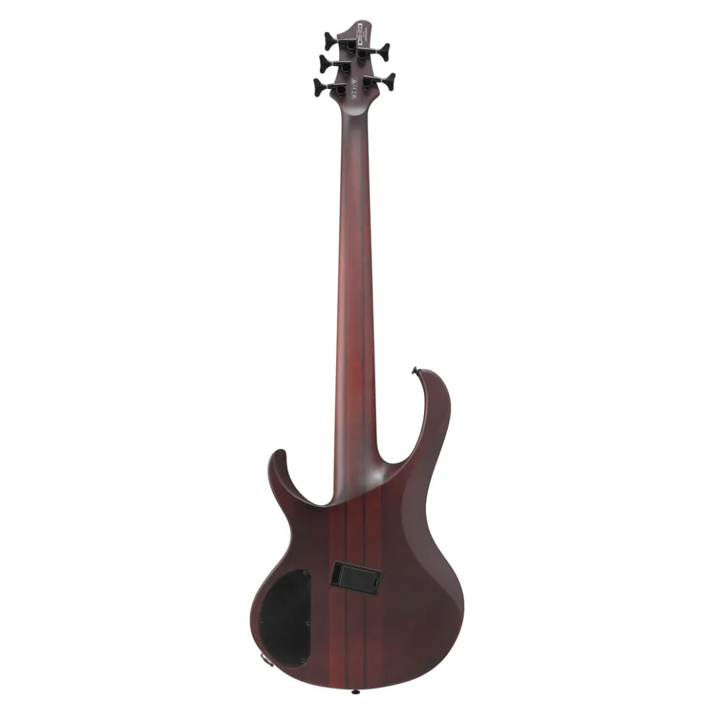 Ibanez BTB705LMNNF 5 String Electric Bass Guitar Natural Browned Burst Flat