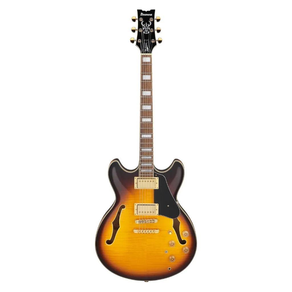 Ibanez JSM10EM John Scofield Signature Electric Guitar - Two Tone Burst