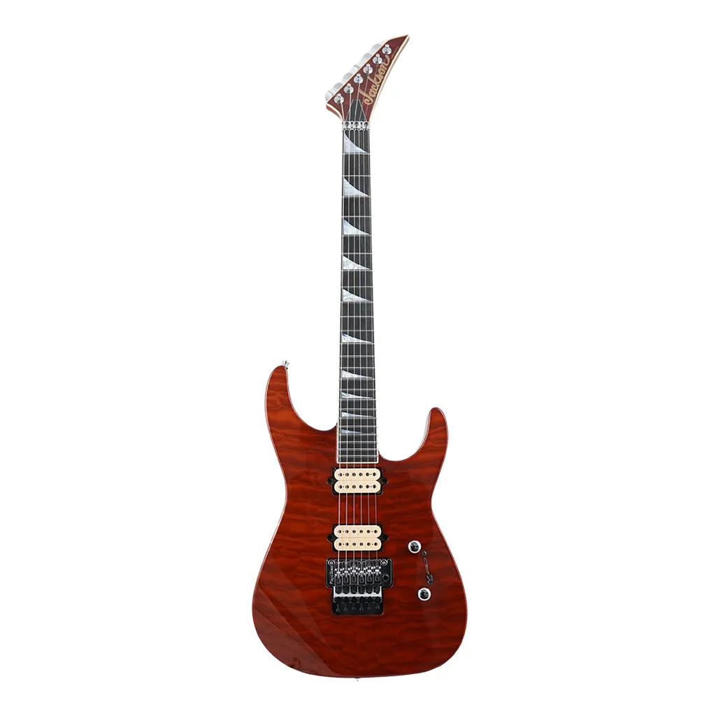 Jackson Custom Shop Quilt Top Soloist - Root Beer Trans