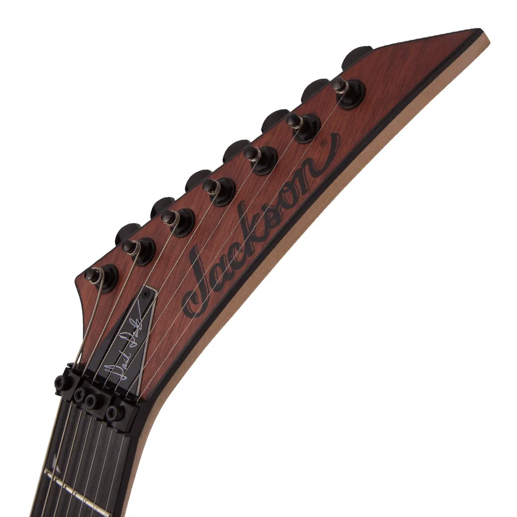 Jackson Pro Series Signature Dave Davidson Warrior WR7 MAH Walnut Stain