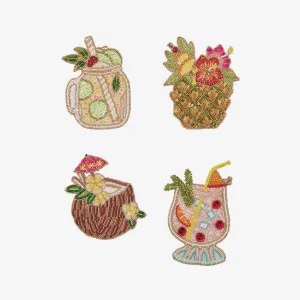 Kim Seybert | Happy Hour Coaster Multi - Set of 4