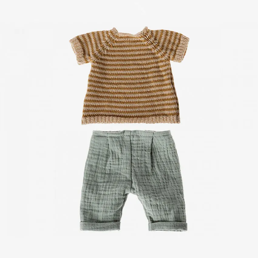 Maileg | Rabbit Knitted Shirt & Pants