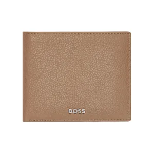 Men's Classic Grained Leather Wallet | Camel