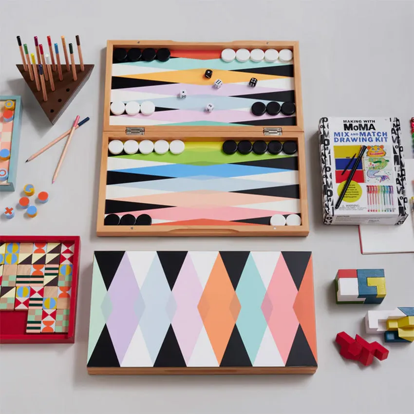 MoMa | Colorful Backgammon Set