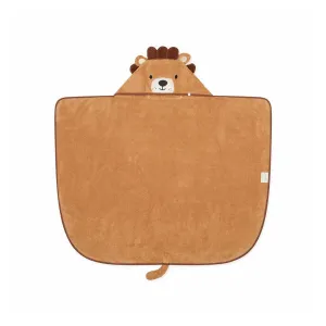 MORI Lion Baby & Kids Hooded Bath Towel - Brown