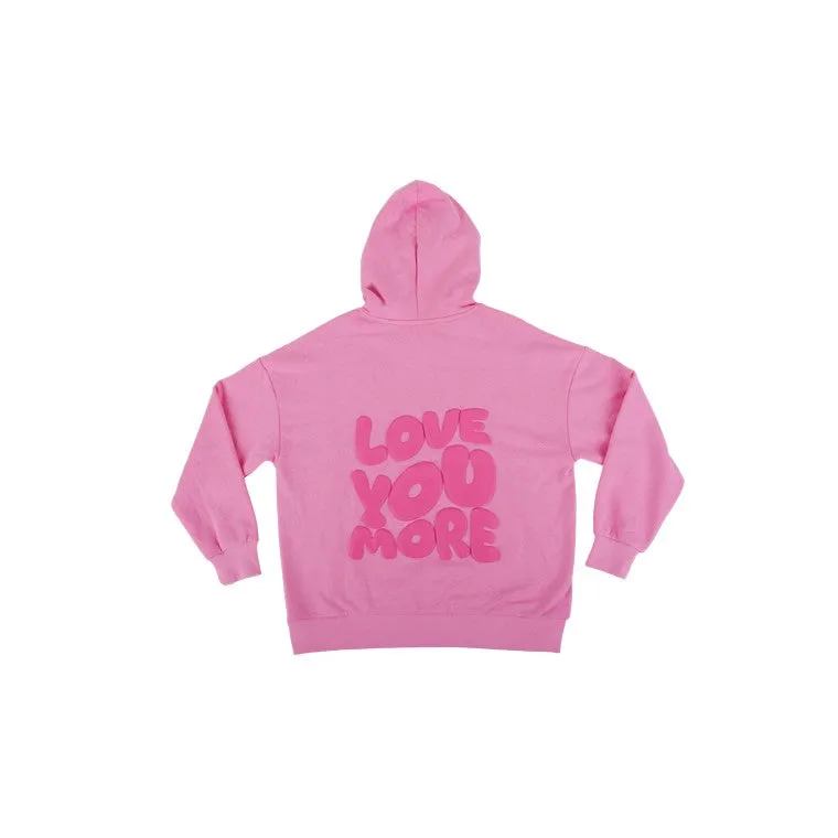 Oversized Hoodie, Pink, Size L
