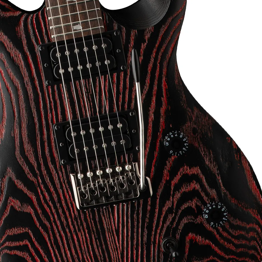 PRS SE CE24 Limited Edition Swamp Ash - Sandblasted Red