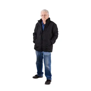 Puffa Jacket, Black, Size XL