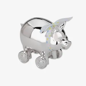 Reed & Barton | Piggy with Wheels Bank