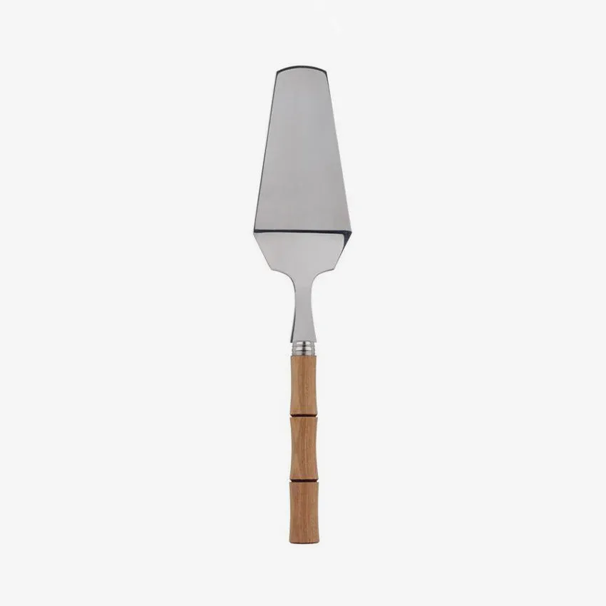 Sabre | Exotiques Bamboo Tart Slicer - Natural Wood