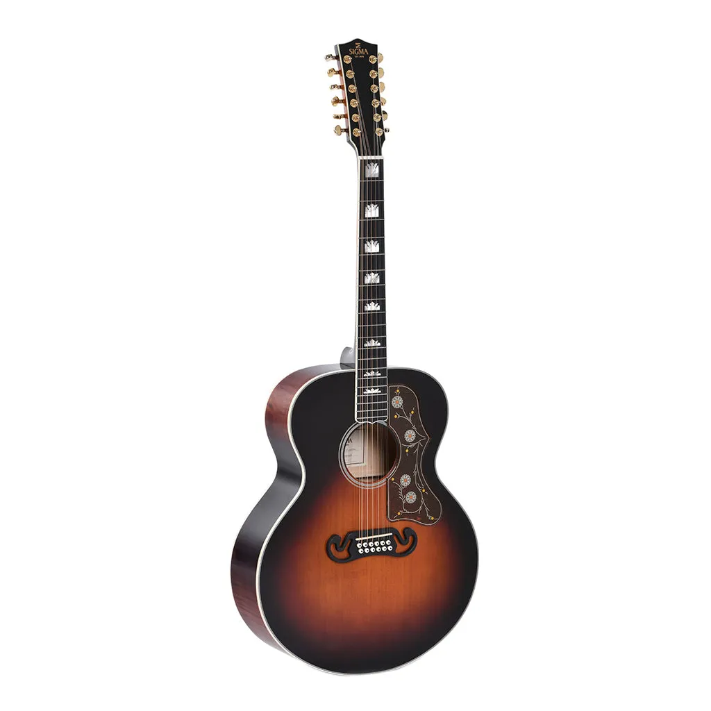 Sigma GJA12SG200 Grand Jumbo 12 String in Sunburst