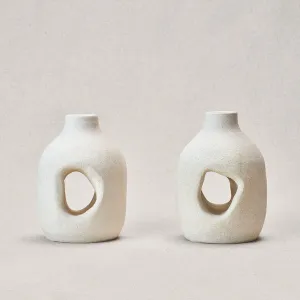 Style Union Home | Elsie Bookends - Small - Raw Blanc