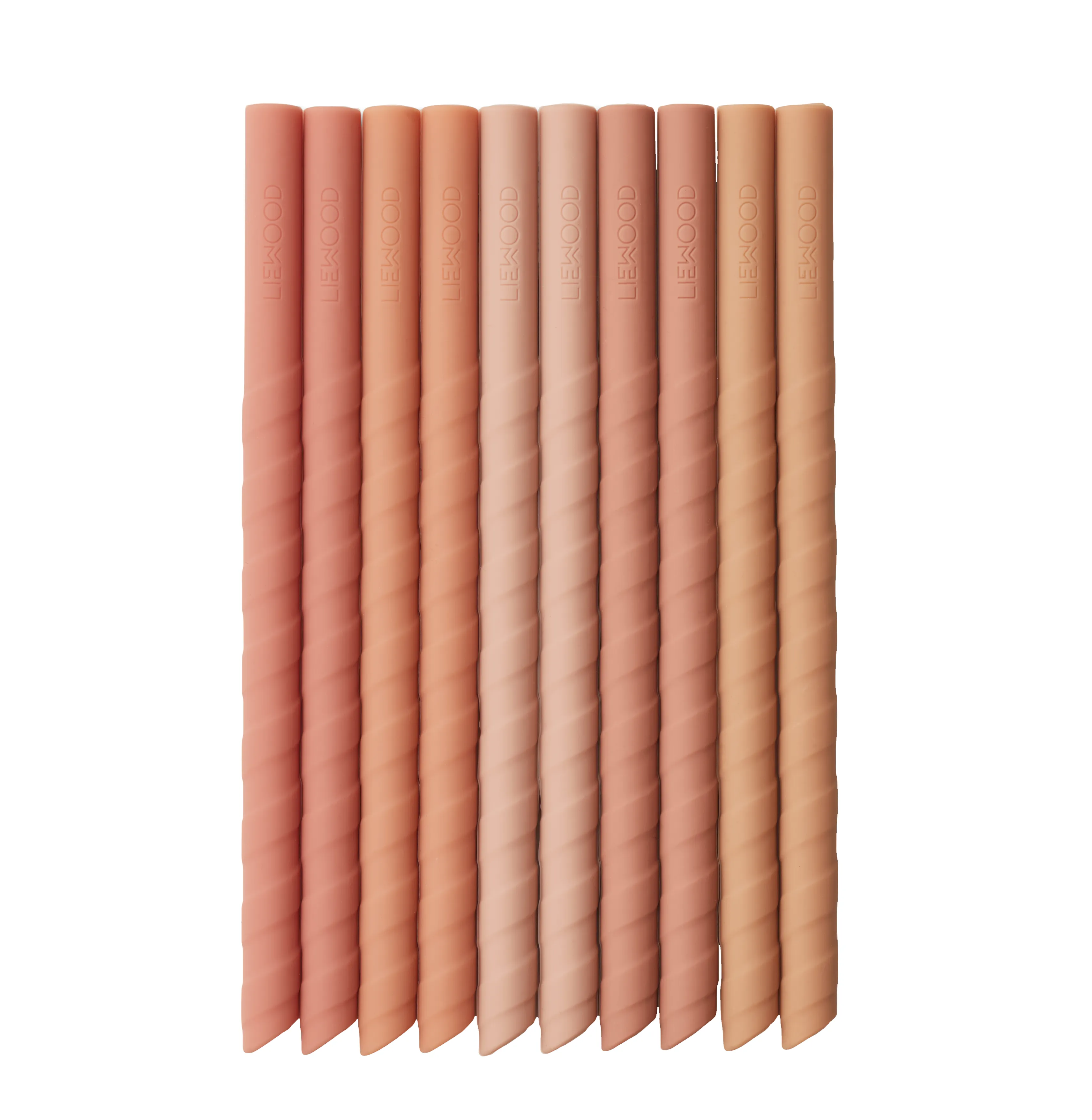 Timoti Silicone Straw Set | Rose Mix | 10 Pack