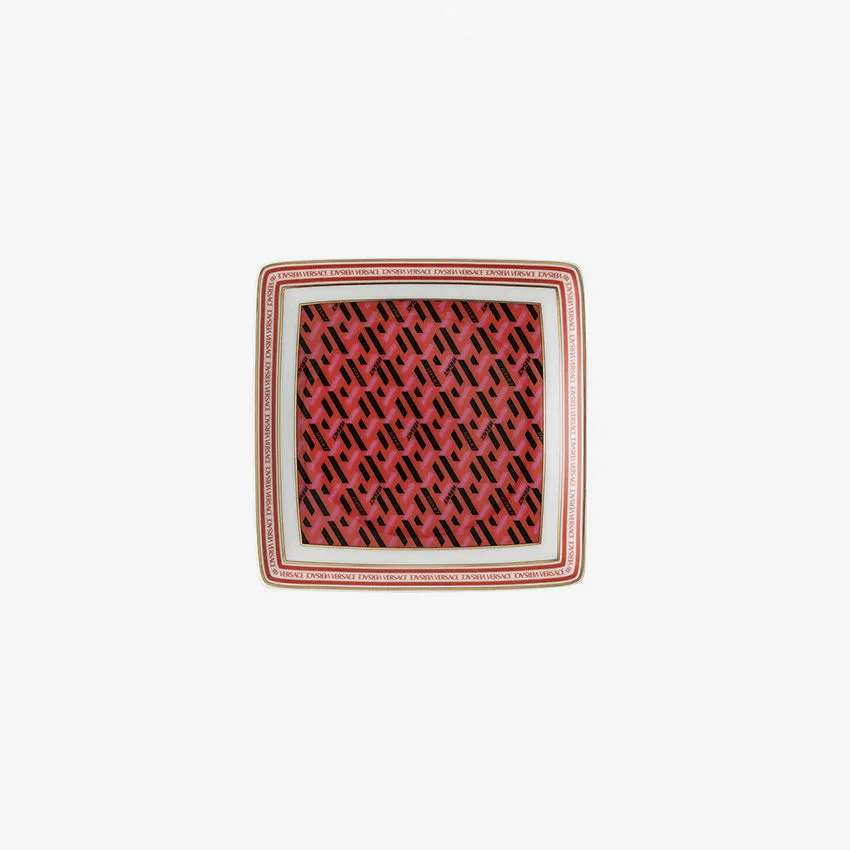 Versace | La Greca Signature Square Canape Dish