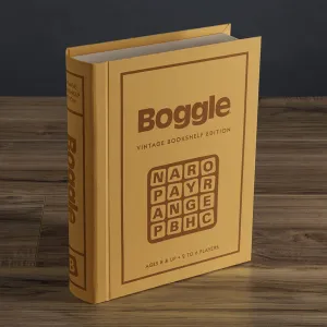 WS Game Company | Boggle Vintage Bookshelf Edition