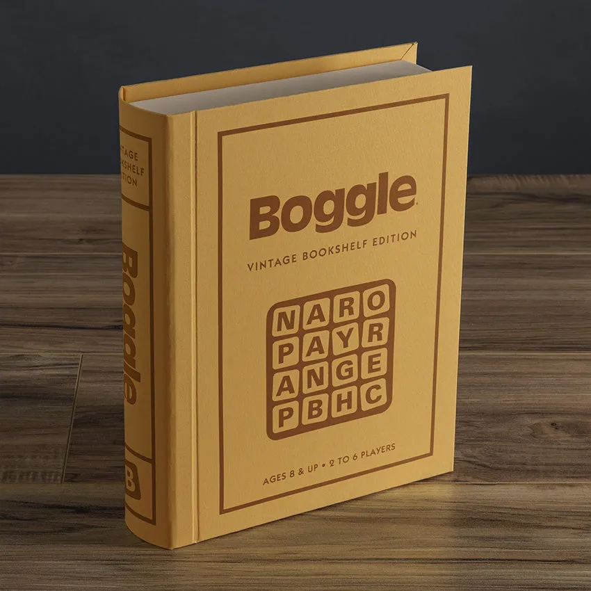 WS Game Company | Boggle Vintage Bookshelf Edition
