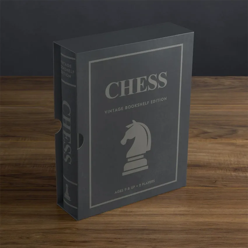 WS Game Company | Chess Vintage Bookshelf Edition