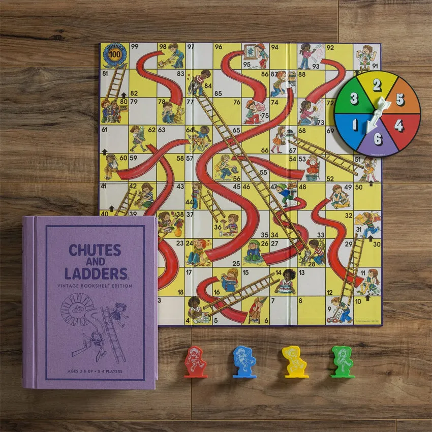 WS Game Company | Chutes and Ladders Vintage Bookshelf Edition