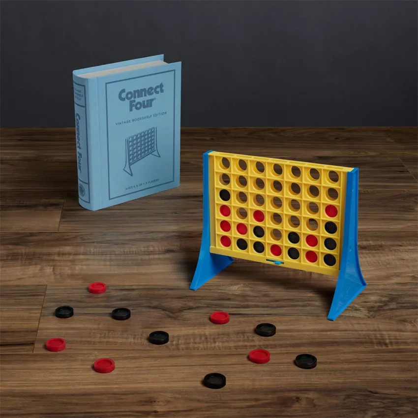 WS Game Company | Connect 4 Vintage Bookshelf Edition