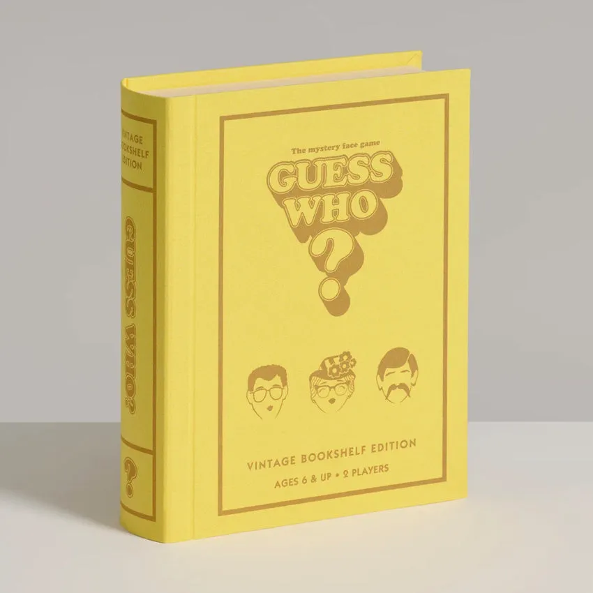 WS Game Company | Guess Who? Vintage Bookshelf Edition