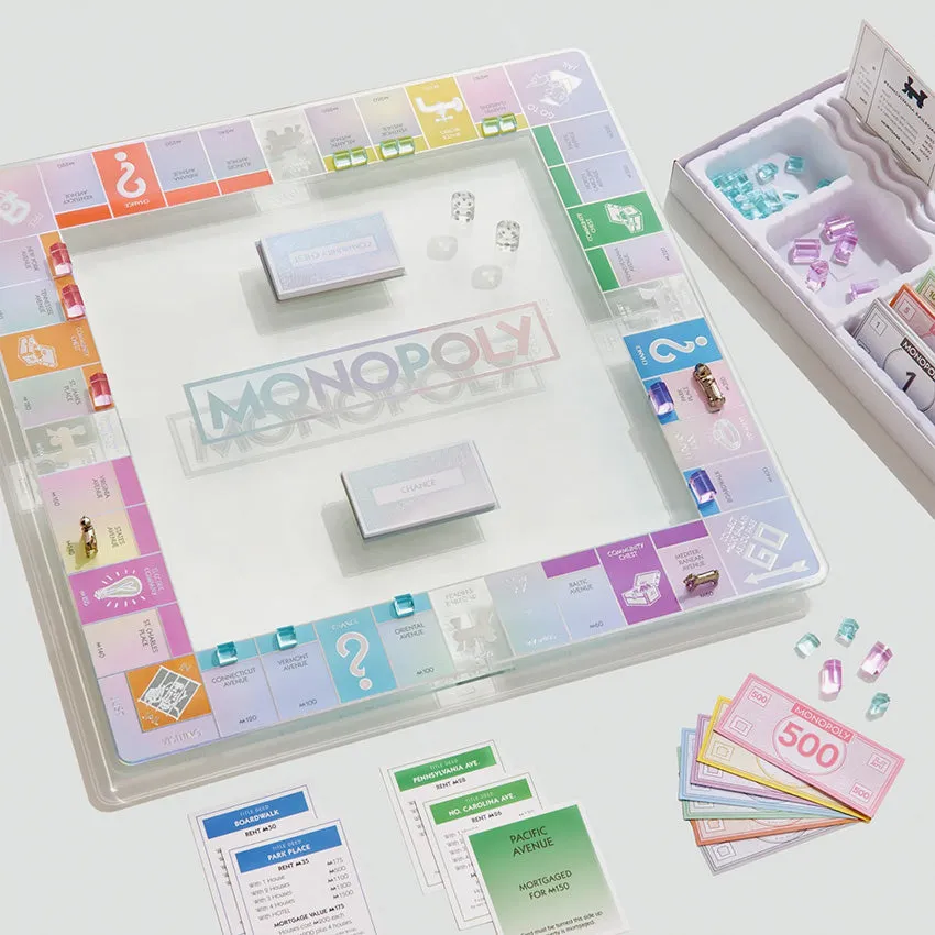 WS Game Company | Monopoly - Aura Glass Edition