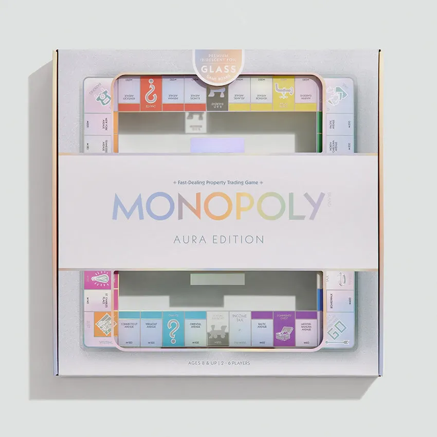 WS Game Company | Monopoly - Aura Glass Edition