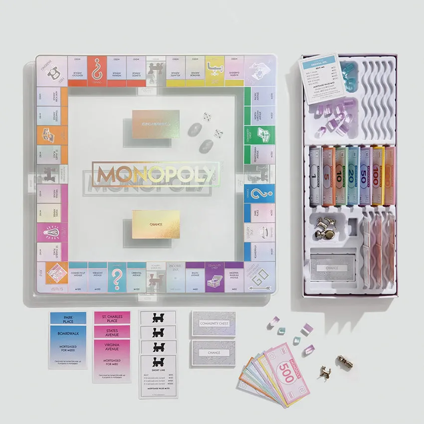 WS Game Company | Monopoly - Aura Glass Edition
