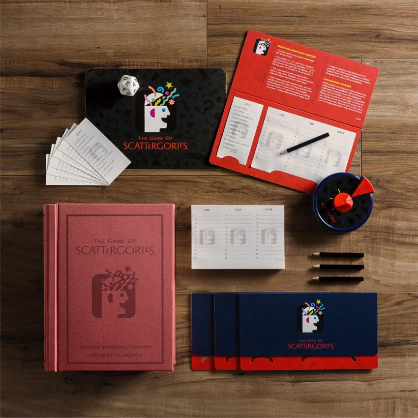 WS Game Company | Scattergories Vintage Bookshelf Edition