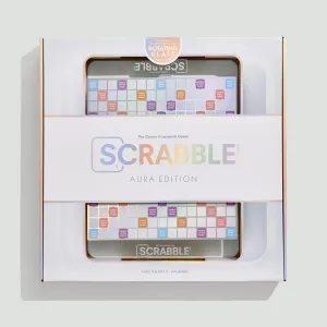 WS Game Company | Scrabble - Aura Glass Edition