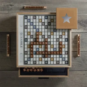 WS Game Company | Scrabble - Maple Luxe Edition