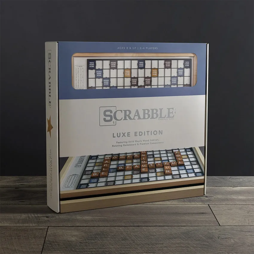 WS Game Company | Scrabble - Maple Luxe Edition