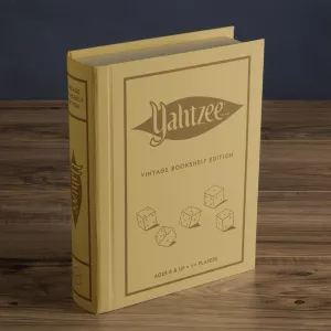 WS Game Company | Yahtzee Vintage Bookshelf Edition