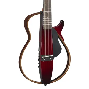 Yamaha SLG200NCRB Silent Nylon String Guitar - Crimson Red Burst