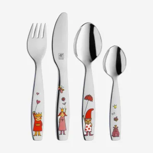 Zwilling | Emilie 4Pc Children's Flatware Set - Silver
